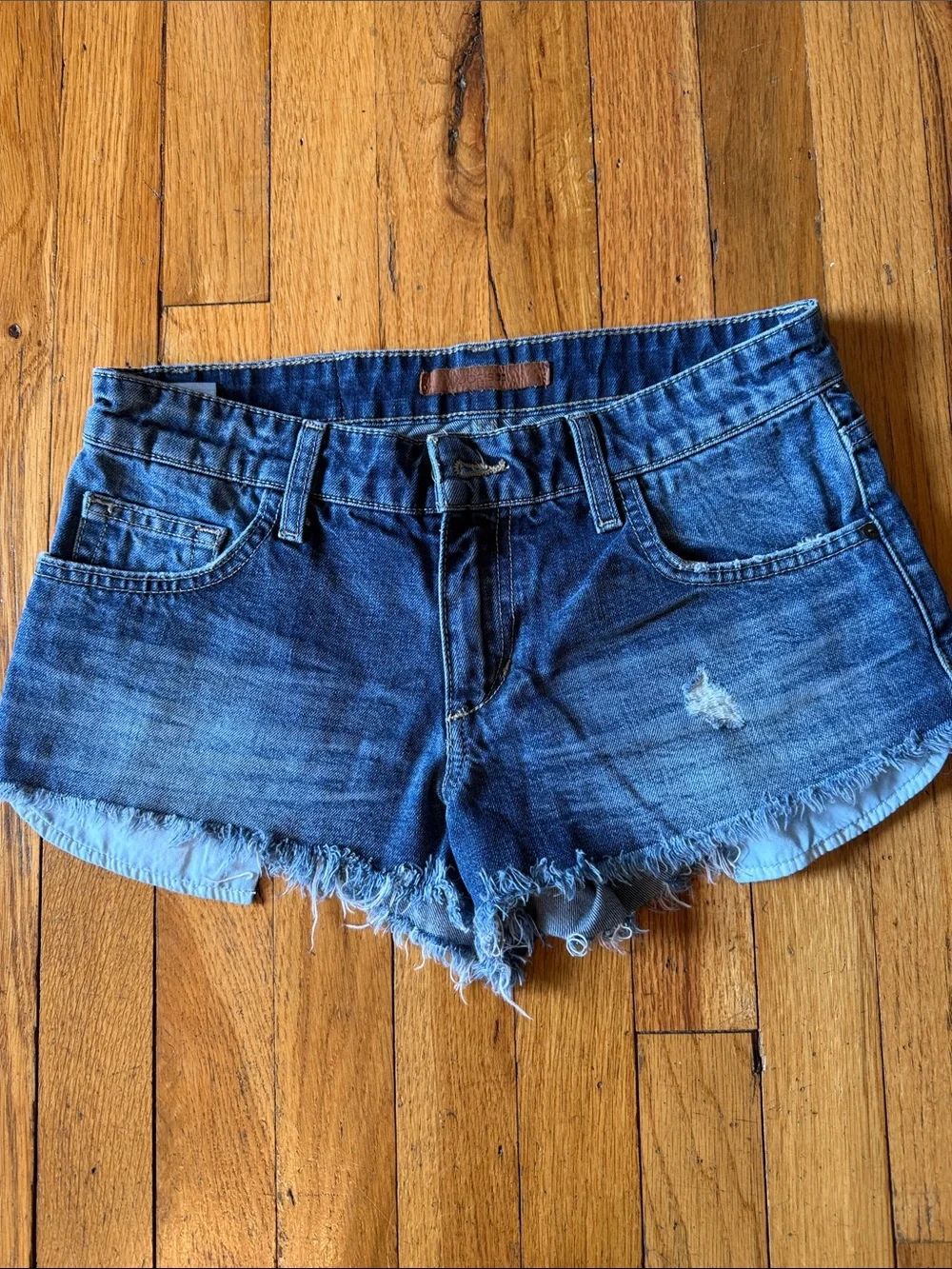 Joe’s Jeans Denim Frayed Hem Women's Shorts - Blue